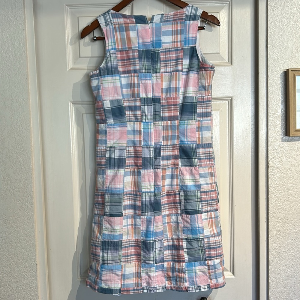 L. L. Bean Pink Pastels Patchwork Tank Dress - Picture 5 of 5